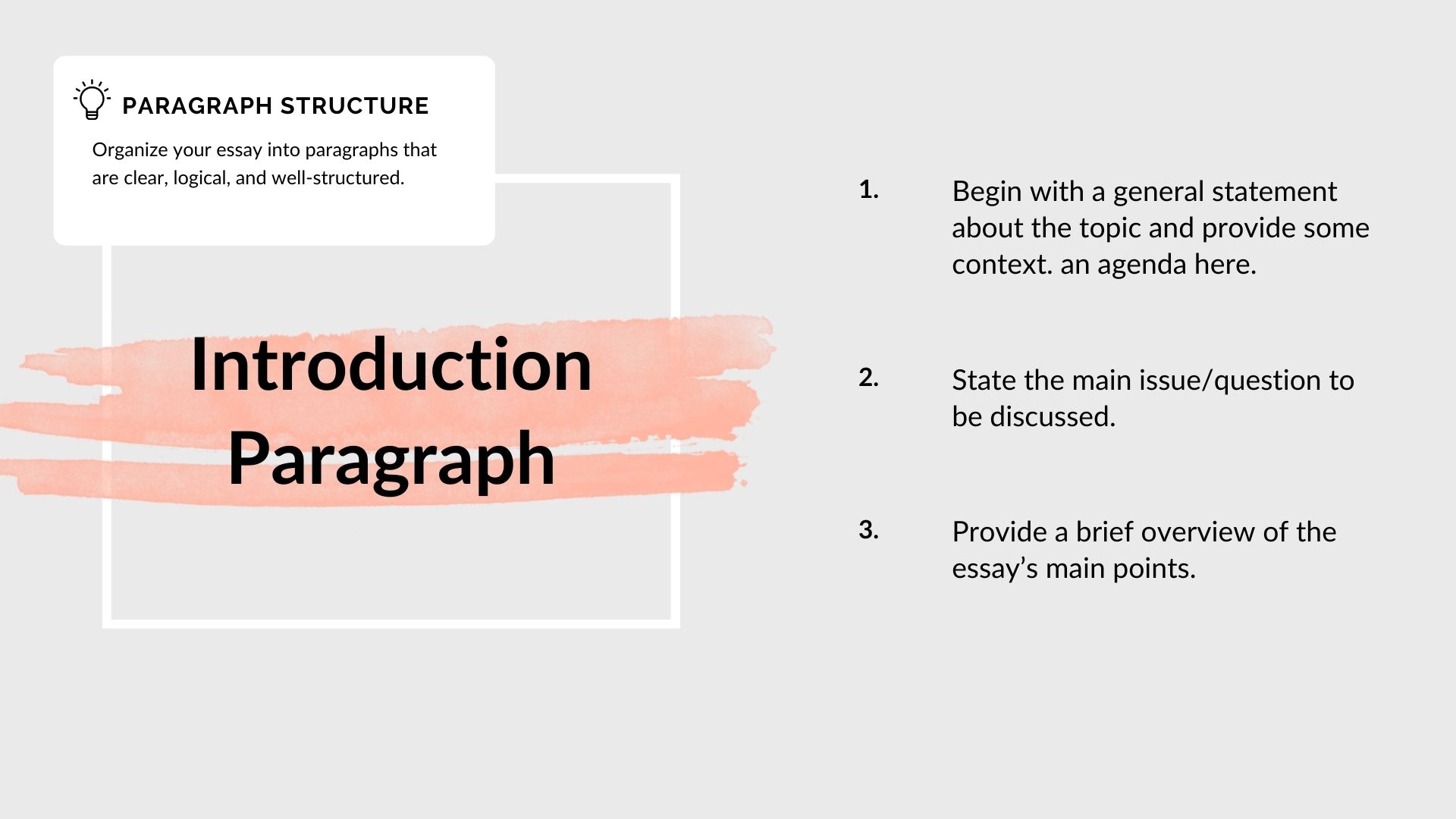 IELTS Writing task 2 - introduction paragraph structure